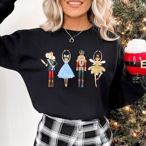 Nutcracker Sweatshirt Christmas Sweatshirt Sugar Plum Fairy Sweatshirt 17